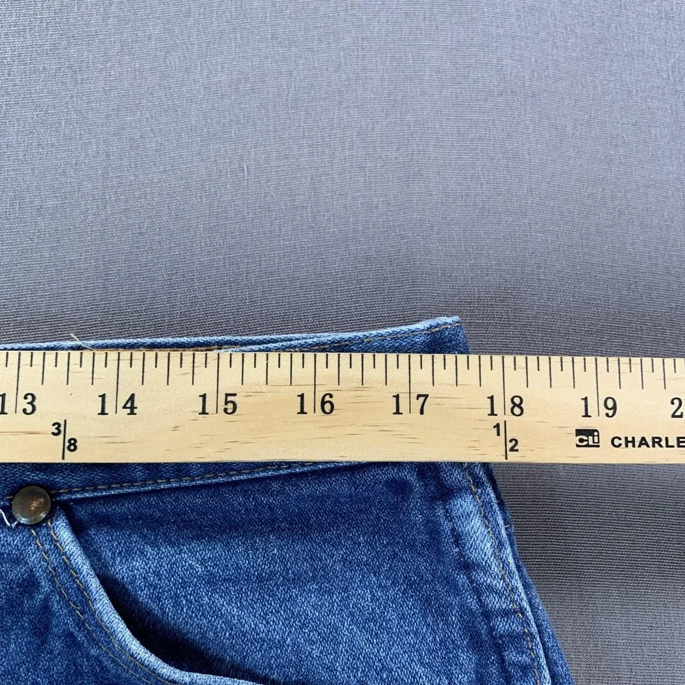 Vintage Wrangler Cowboy Cut Jeans Mens 38x32‎ Blue Denim 13MWZ USA Workwear